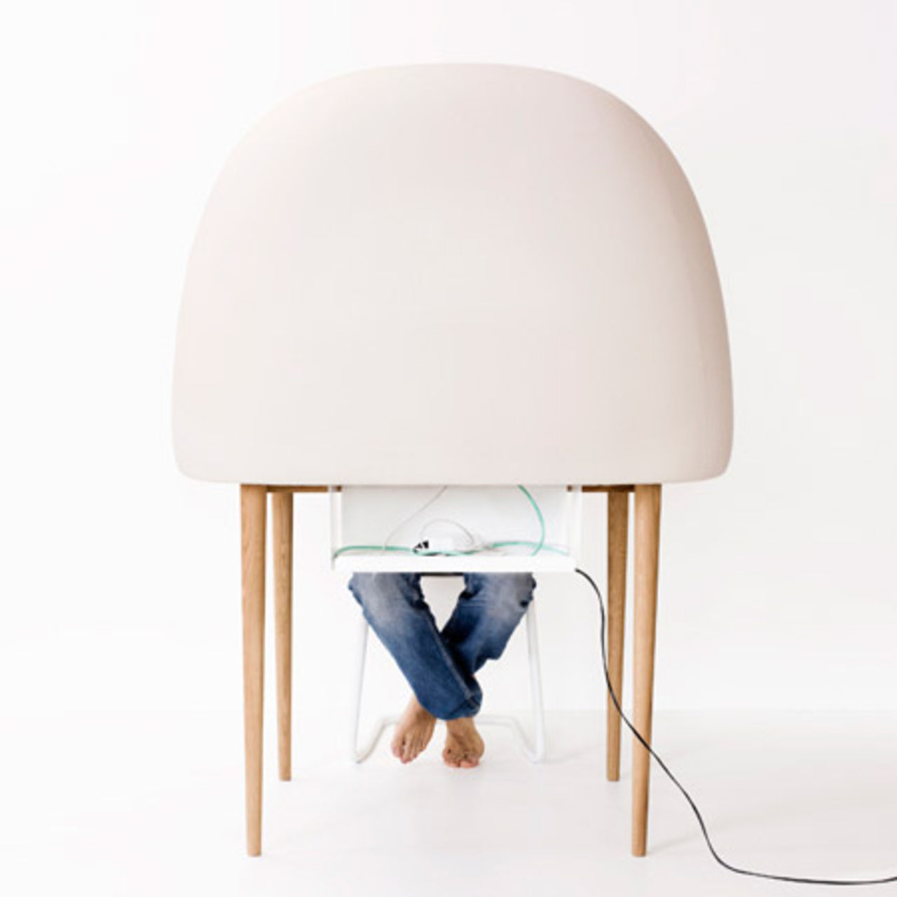 En arbetshörna i lugn och ro