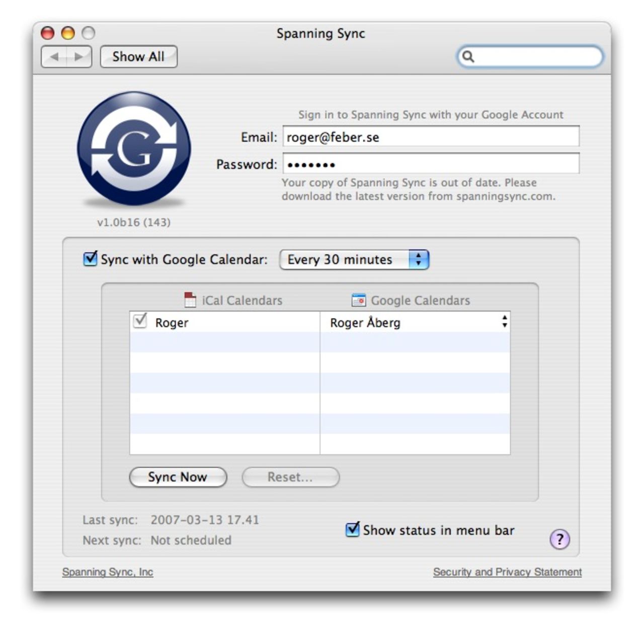 Spanning Sync når 1.0