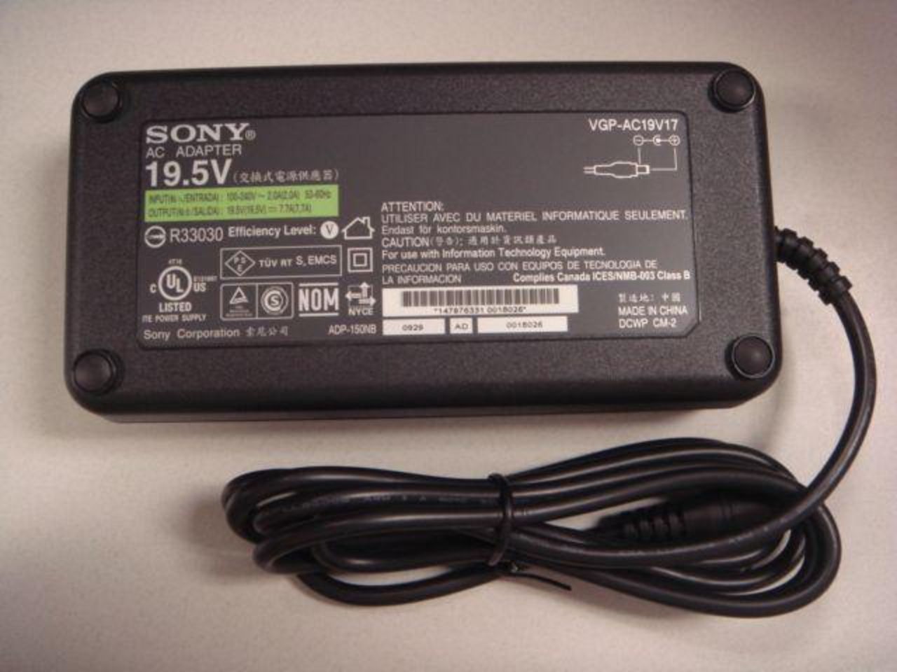 Sony återkallar strömadaptrar