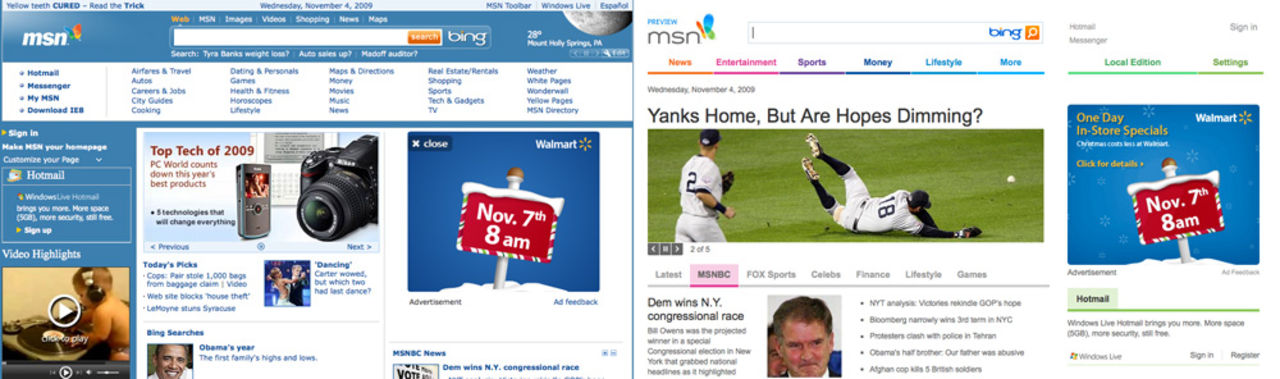 MSN får sig en ordentlig omdesign