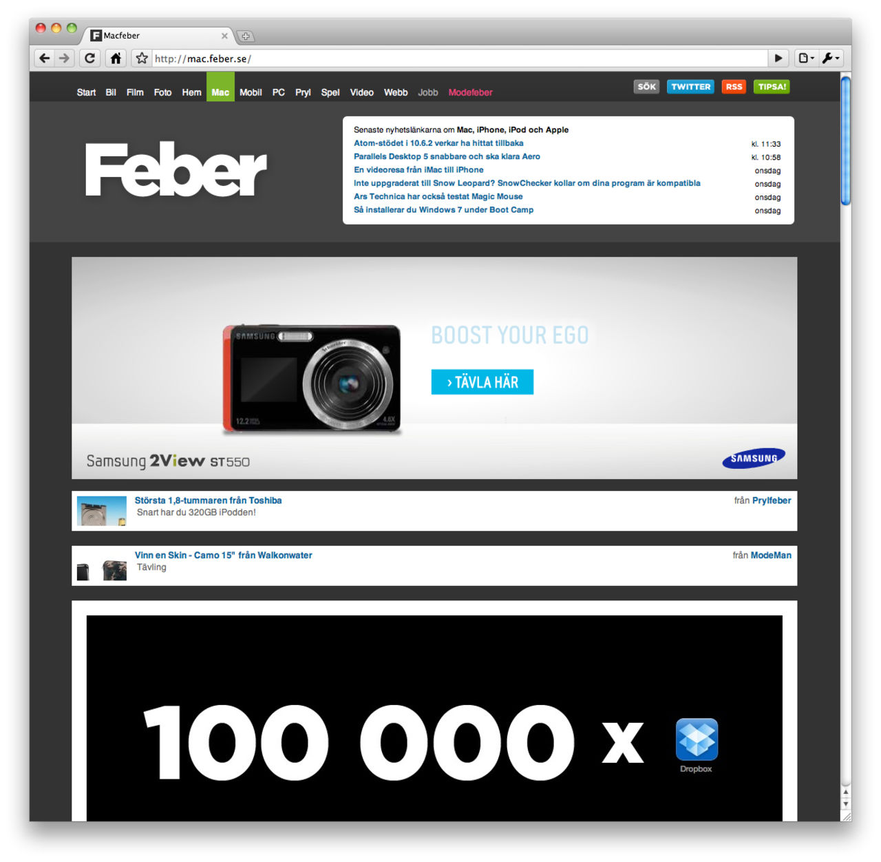 Nu länkar vi för glatta livet på Macfeber