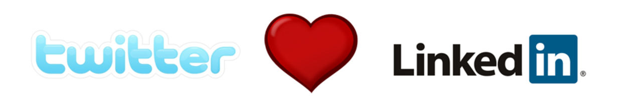 LinkedIn och Twitter börjar samarbeta