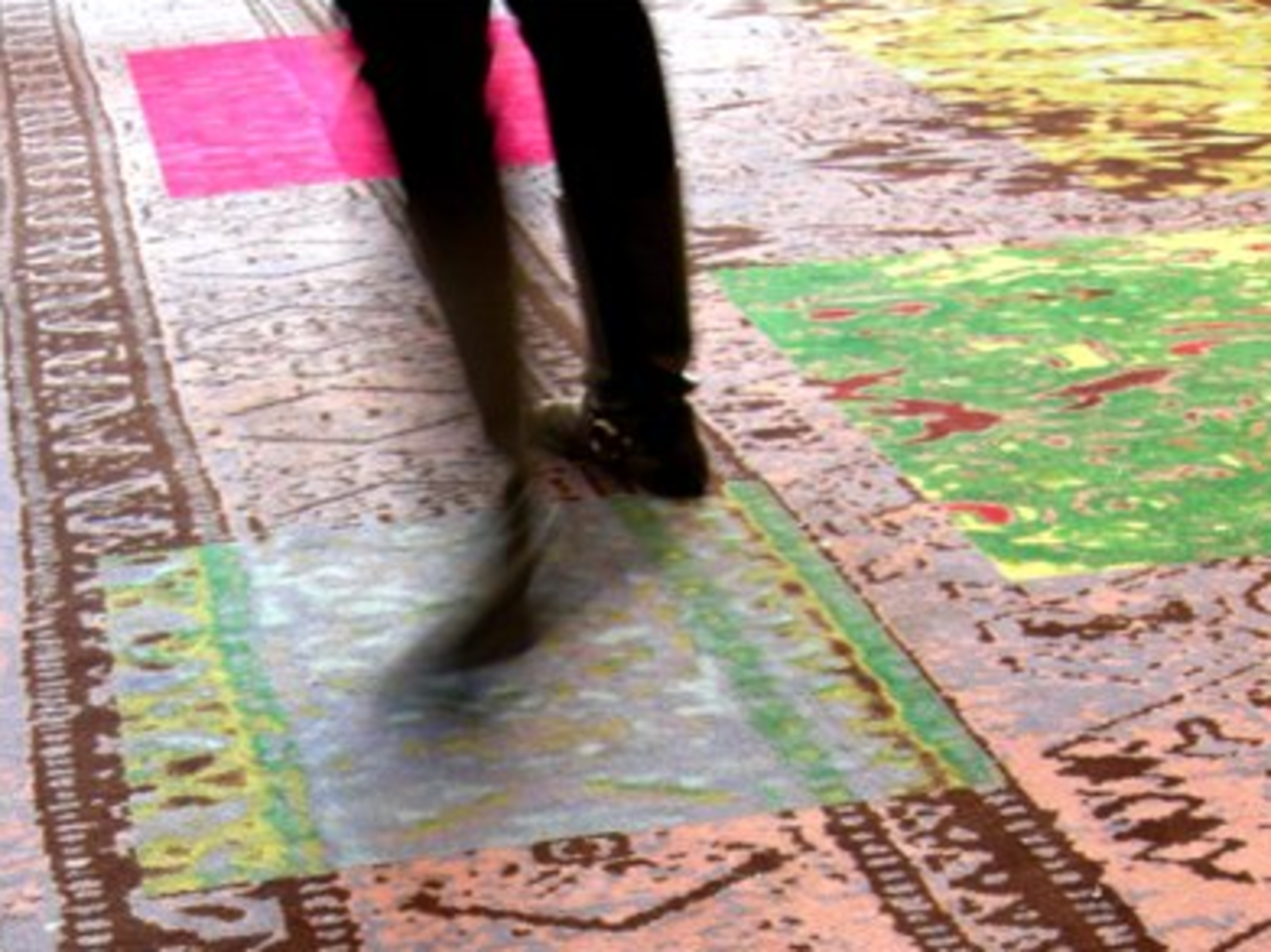 Som konst på golvet