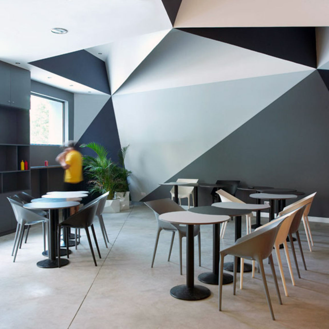 Ingen typisk inredning...