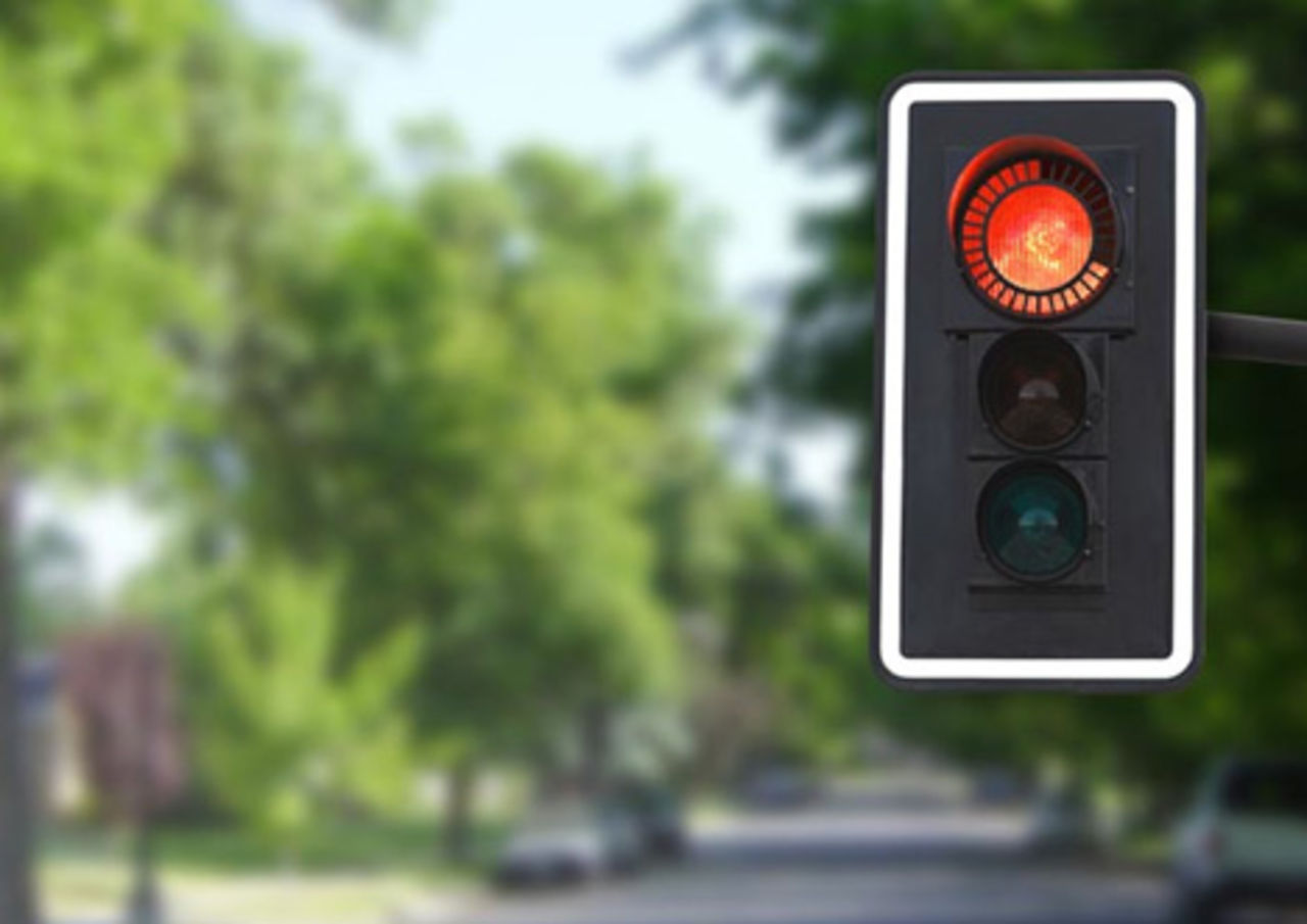 Stoppljuset som räknar ner