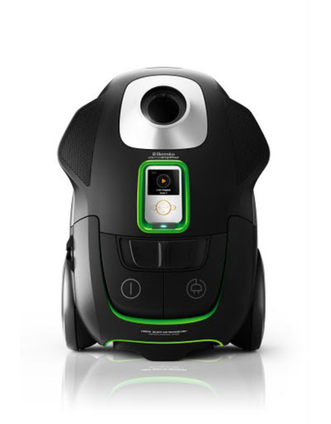 Tyst dammsugare med iPod