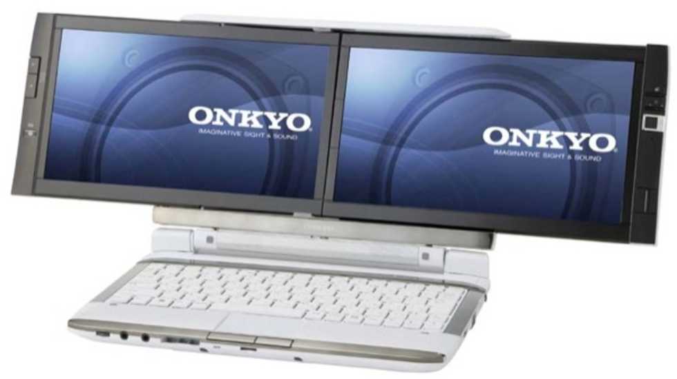 Onkyo DX dual-screen netbook