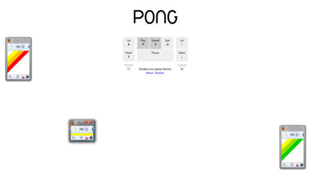 Pong med webbläsaren
