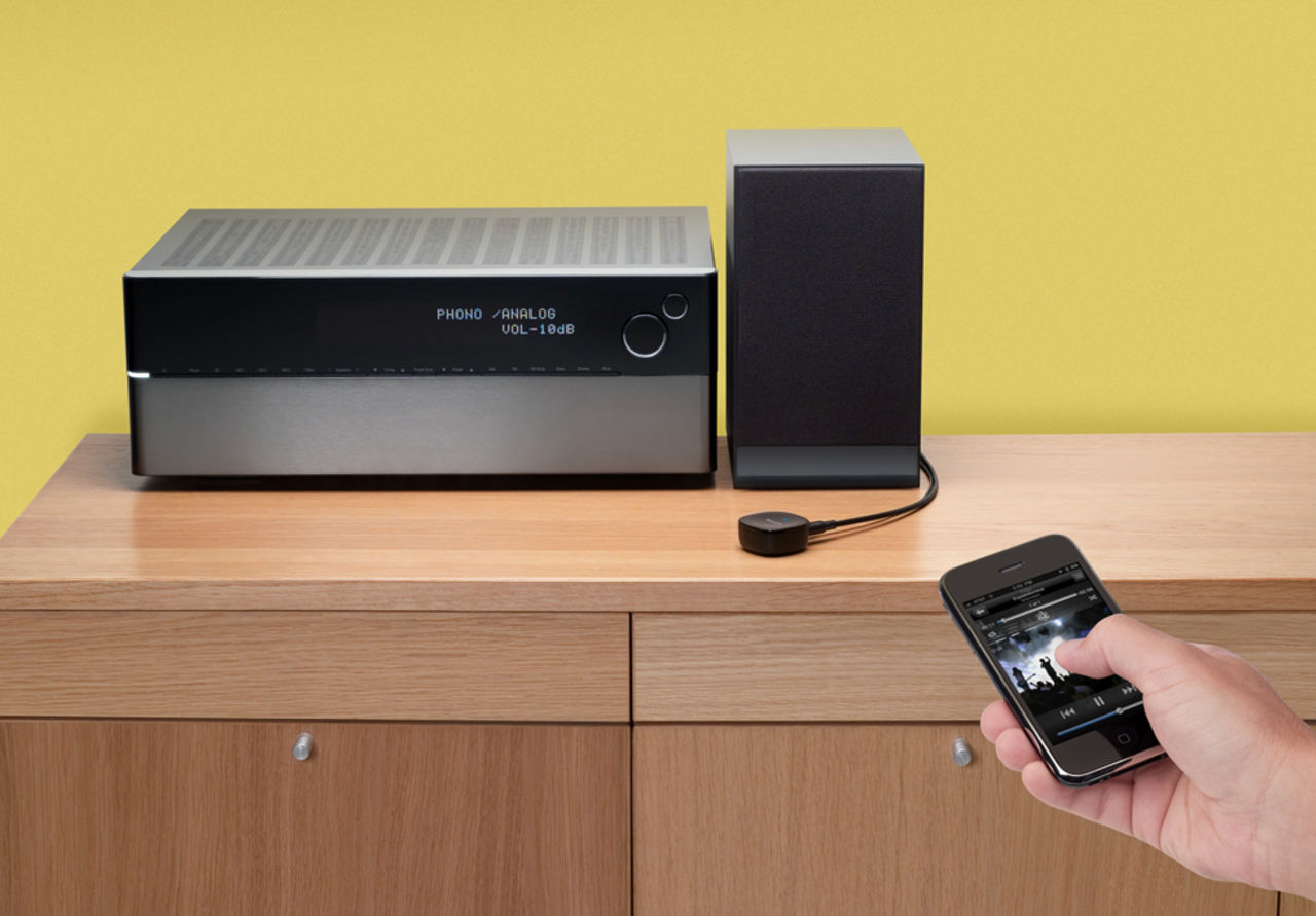 Strömma musik till stereon via Bluetooth