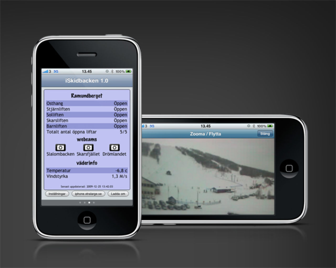 Få koll på skidbacken med iPhone-app