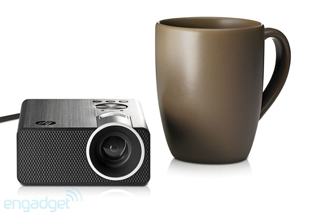 Miniprojektor från HP visar för lite