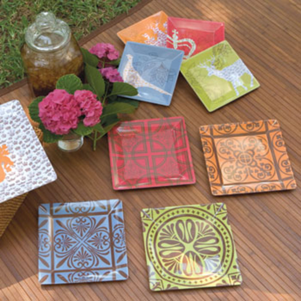 Studio dinner-tallrikar - med nordafrikansk känsla