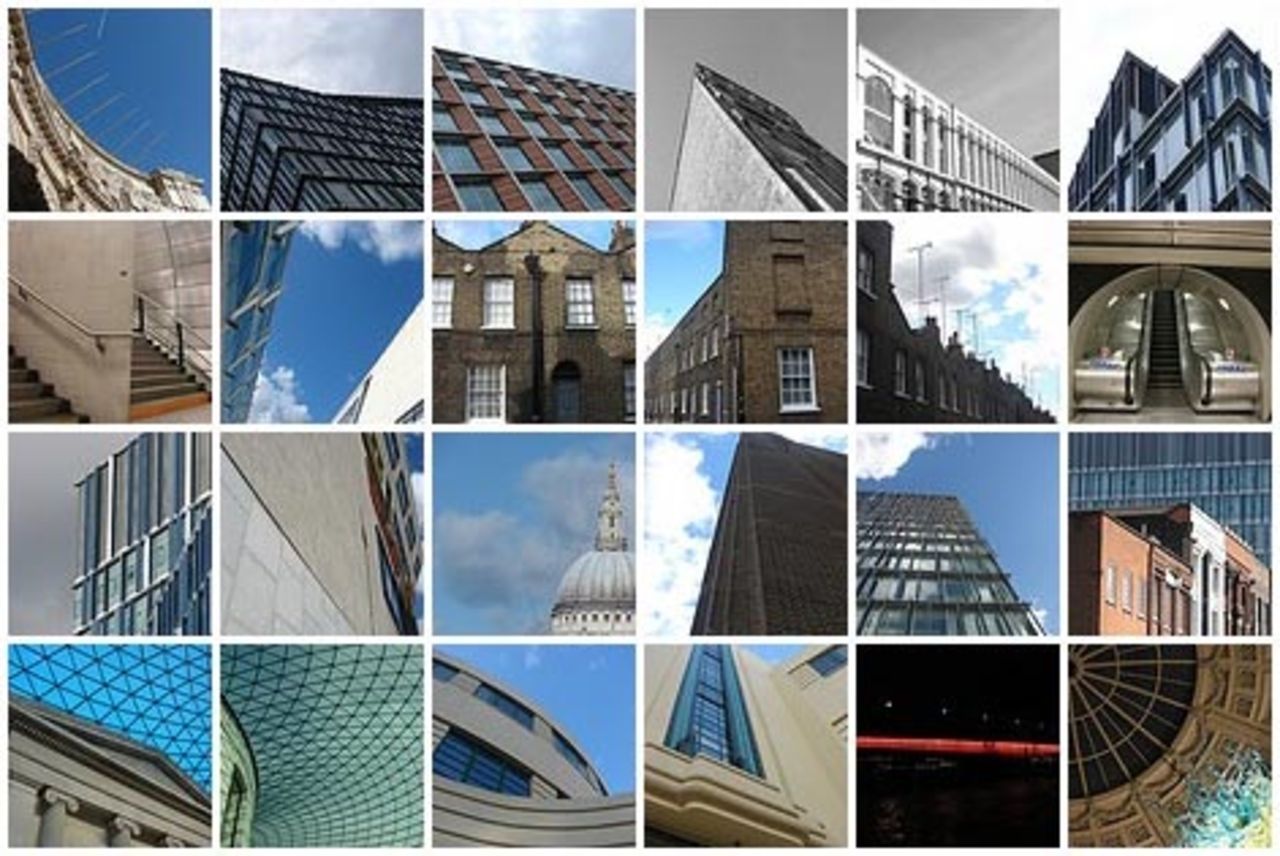 Fantastiska bilder på Londonsk arkitektur