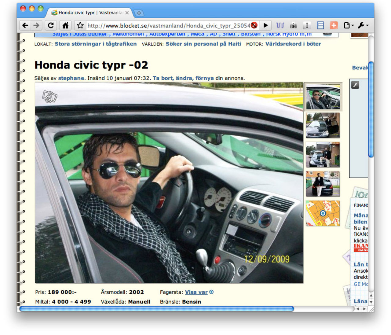 Veckans bästa bilannons?