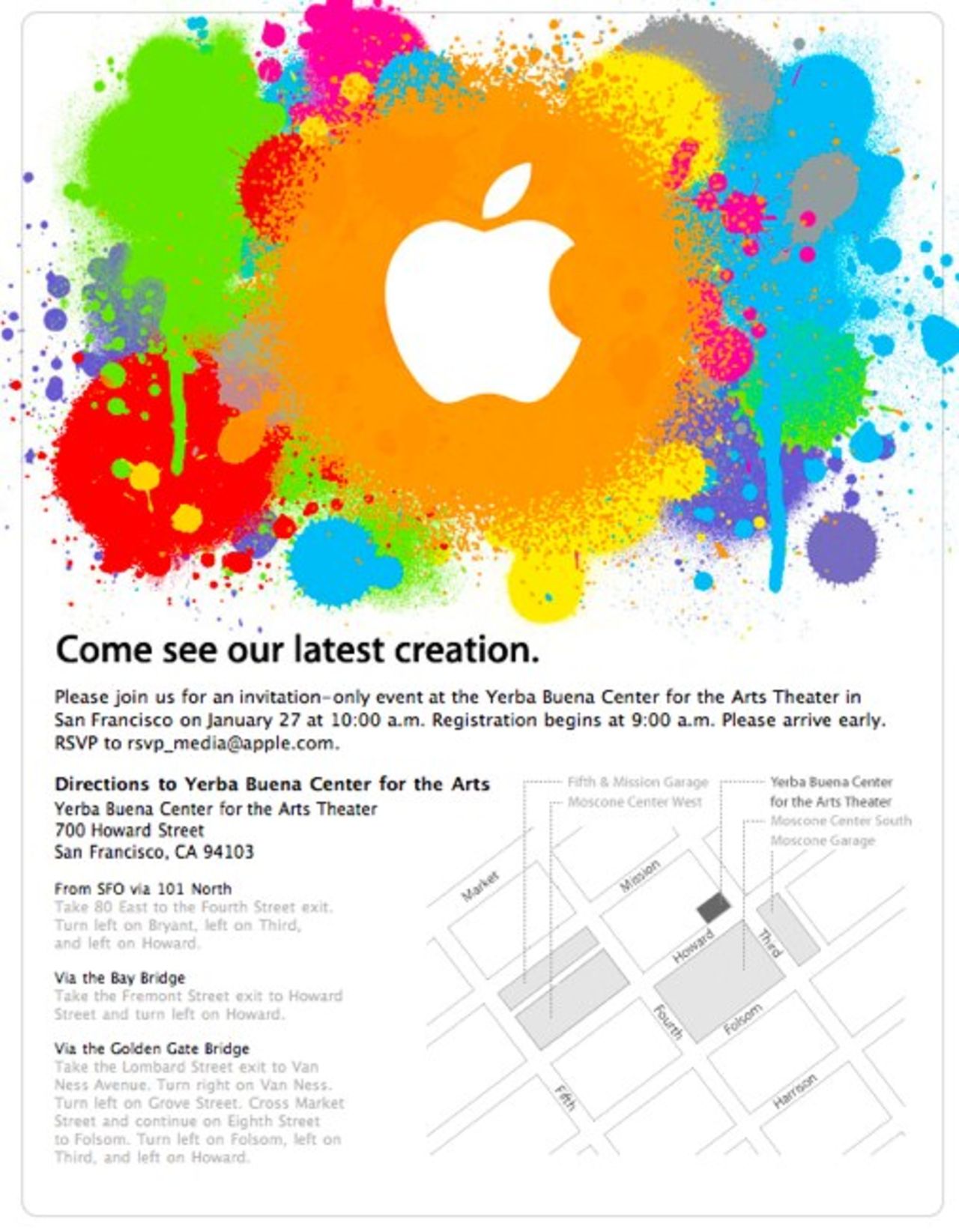 Apple-event den 27:e bekräftat