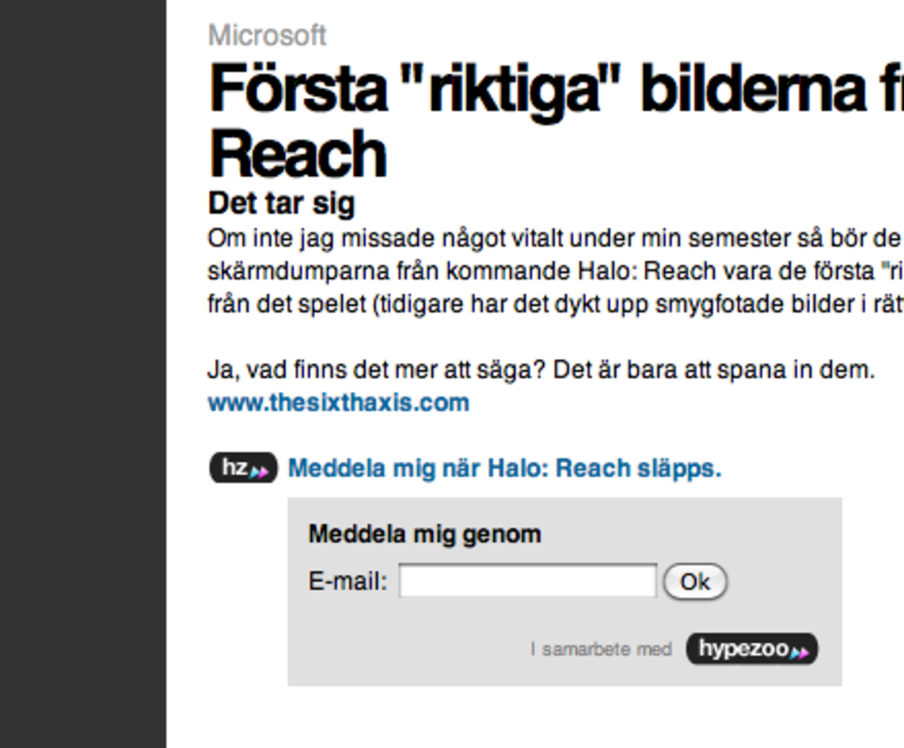 Vi testar en ny funktion på Feber