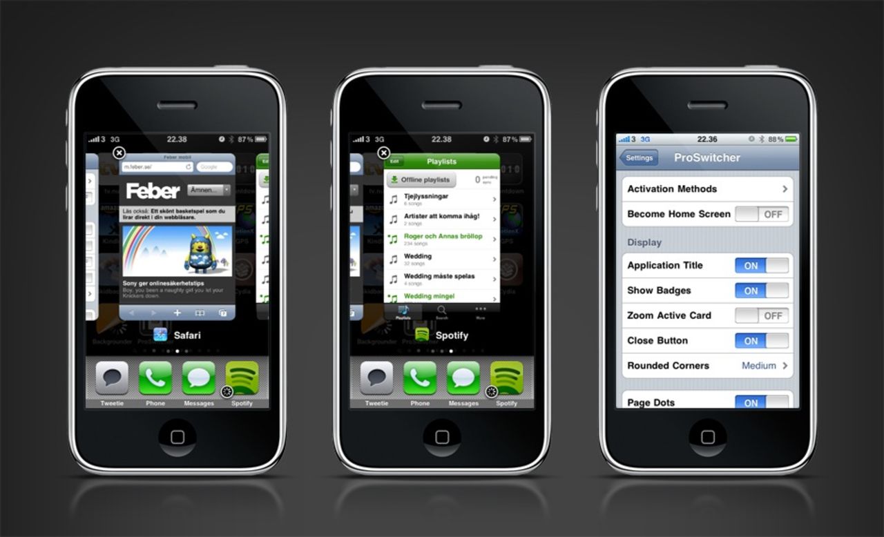 Programväxlare för iPhone uppdaterad