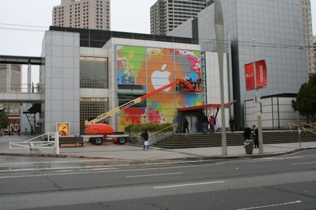 Förberedelserna pågår inför Apple-event