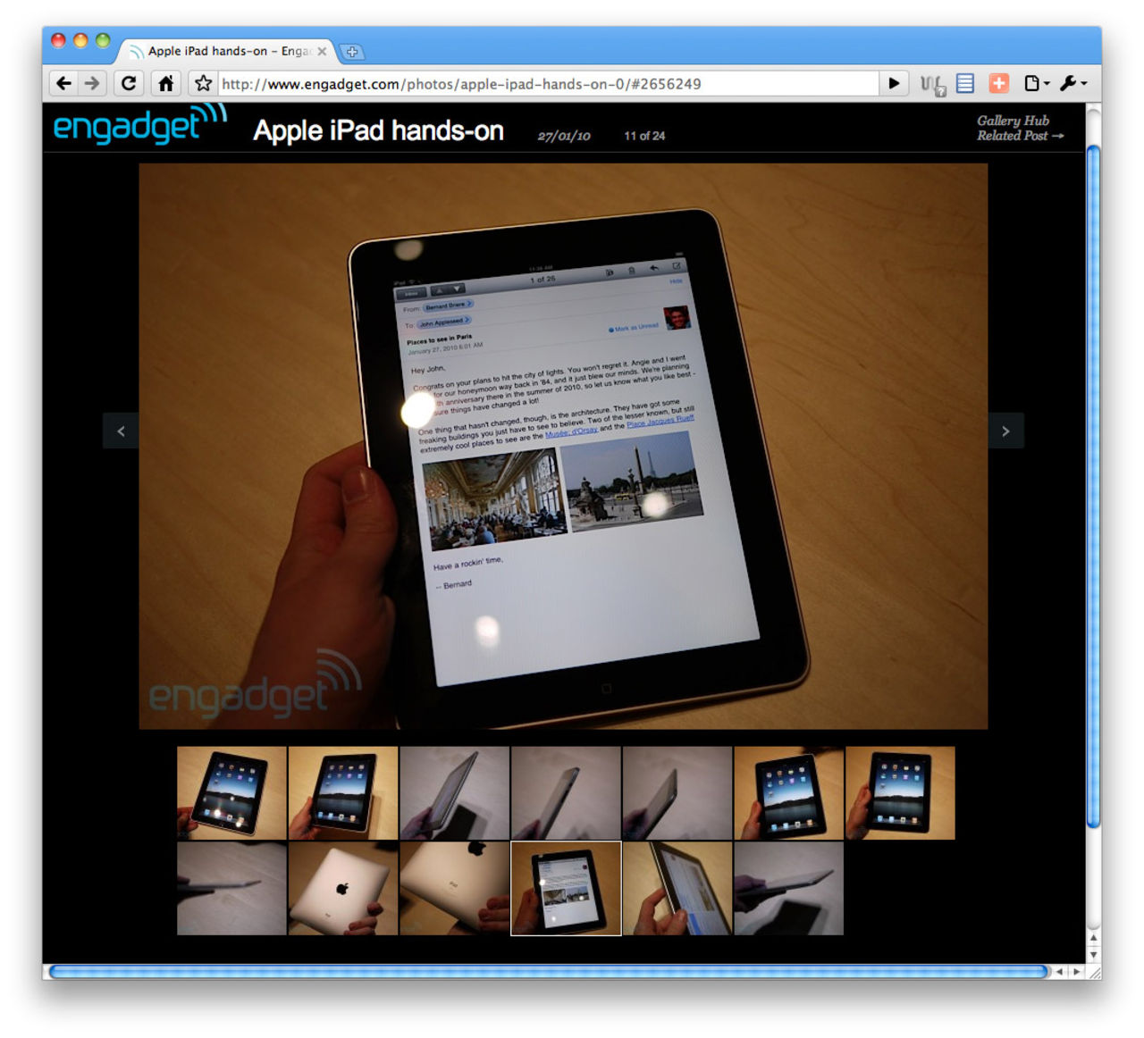 Engadget har pillat på iPad