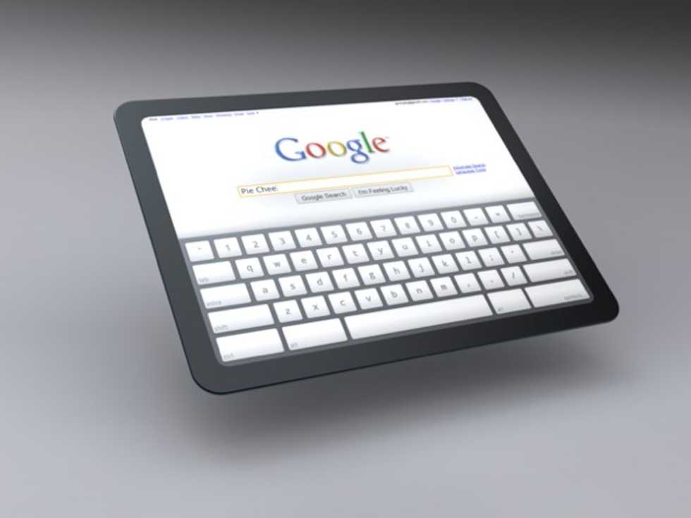 Google visar tablet-koncept med Chrome OS