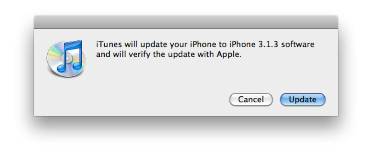 iPhone uppdateras till 3.1.3