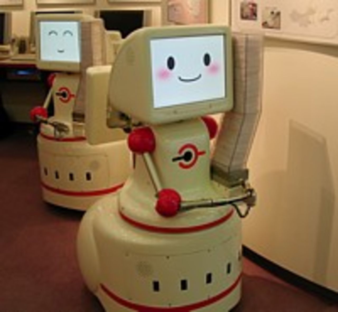 Näsduksutdelande robot