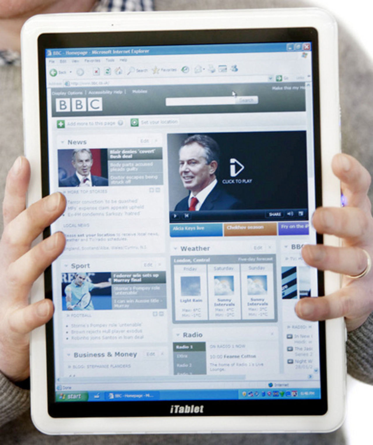 iTablet med Windows 7