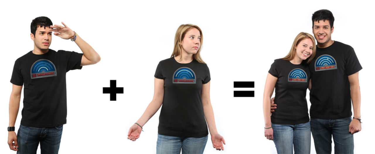 T-shirt som hittar din partner