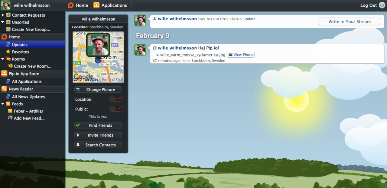 Pip.io - det sociala 