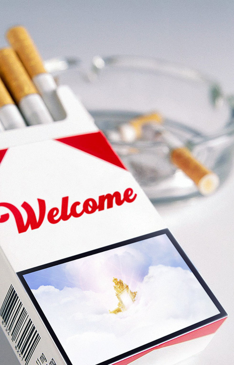 Fint meddelande på paketet