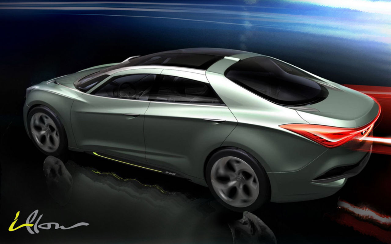 Hyundai i-flow - hybridversion av i40?