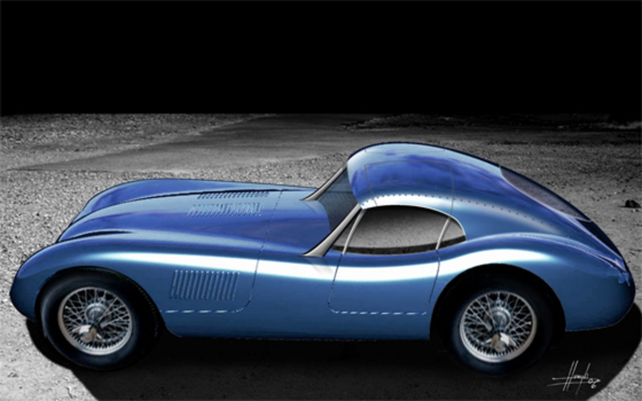 Proteus bygger Jaguar C-Type replika 