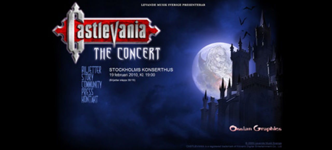 Castlevania-konsert i morgon