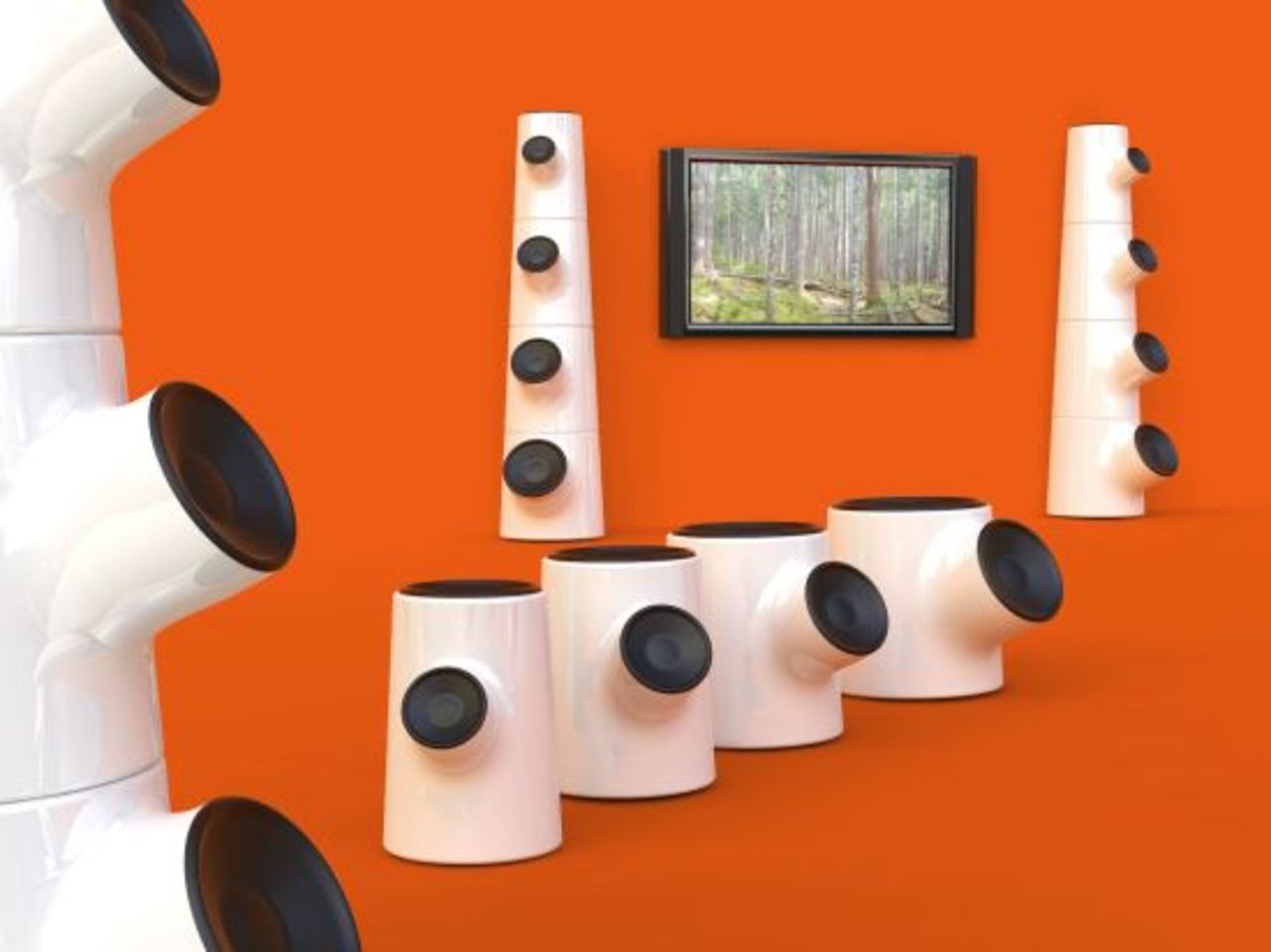 Högtalare som förgyller