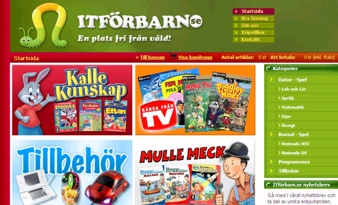 Ny svensk barnvänlig spelbutik