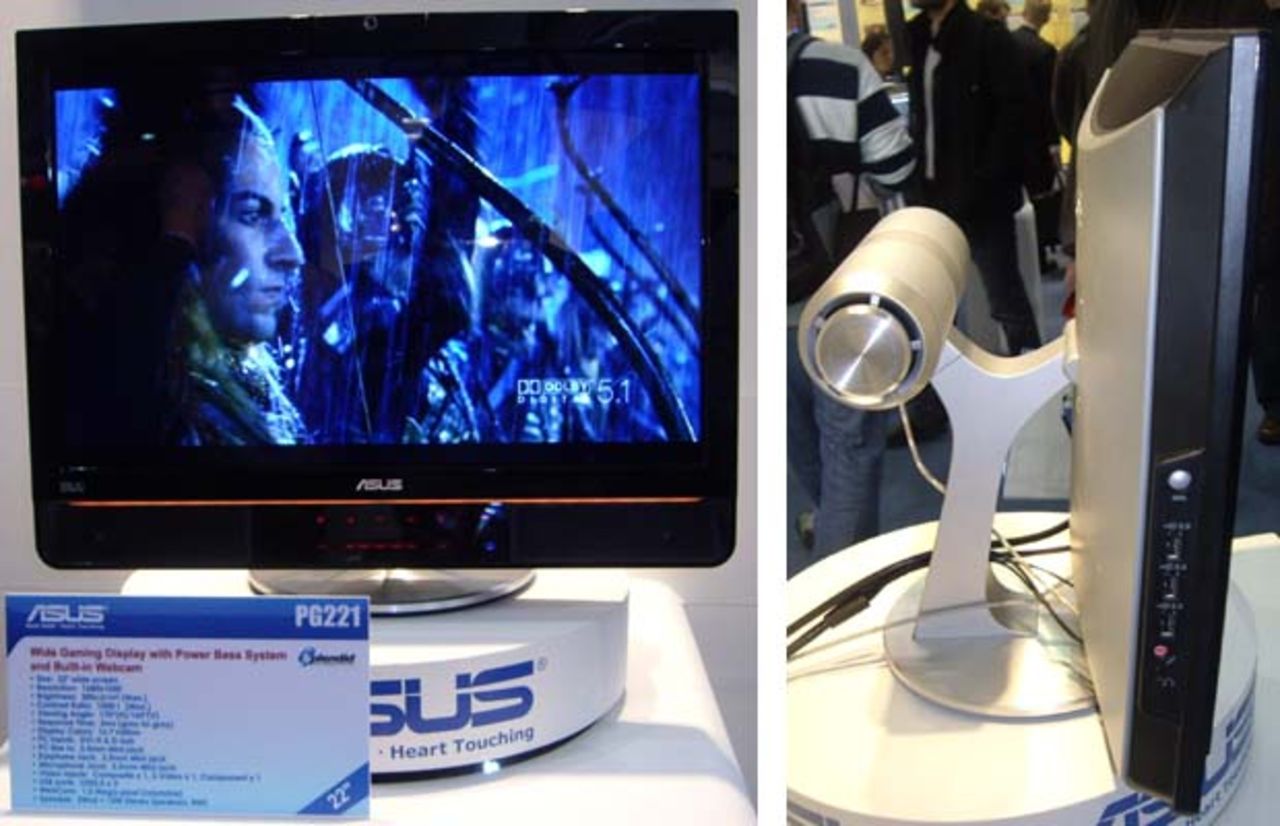 Monitor med högtalare från Asus