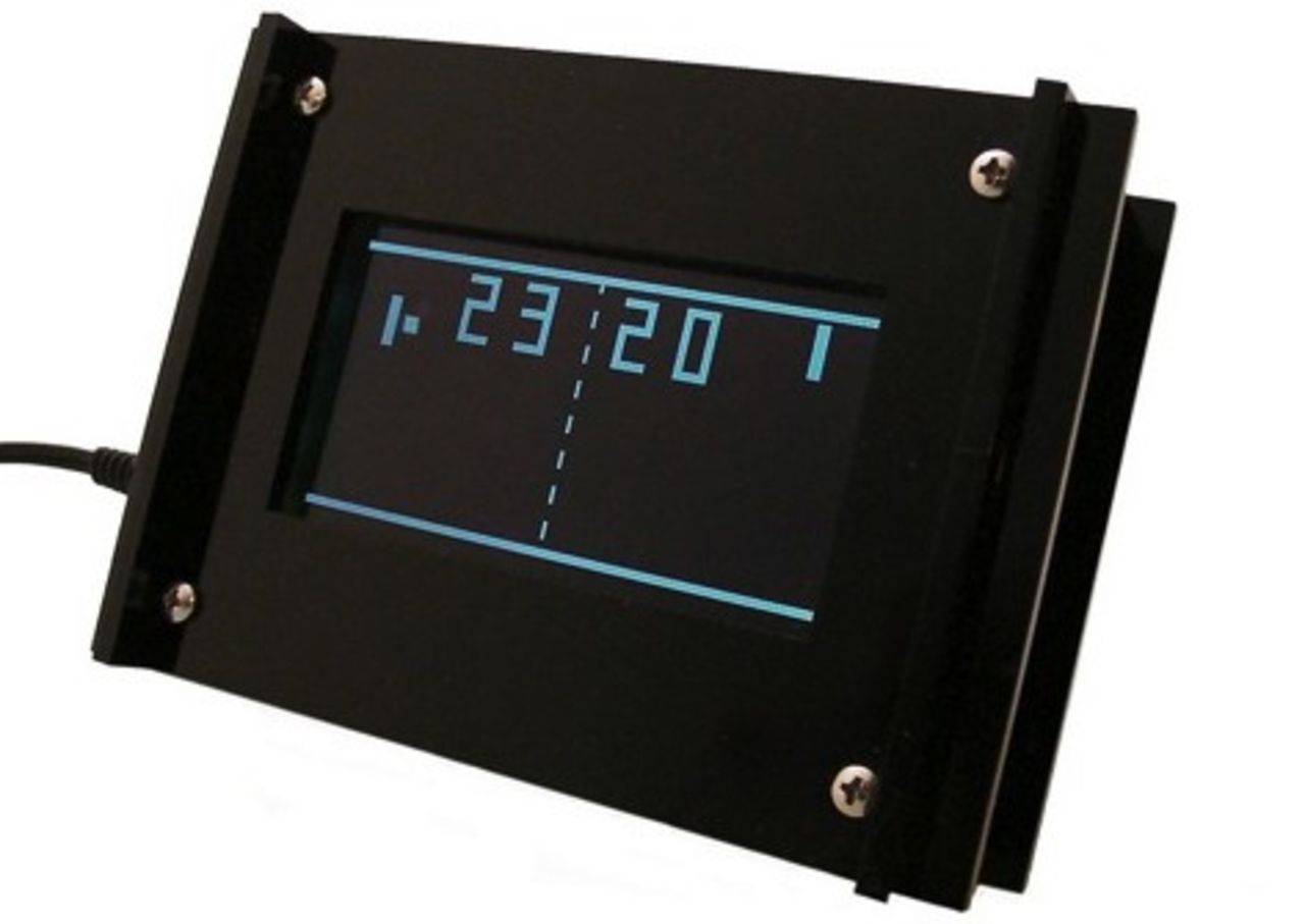 Monochron - Pong-klocka