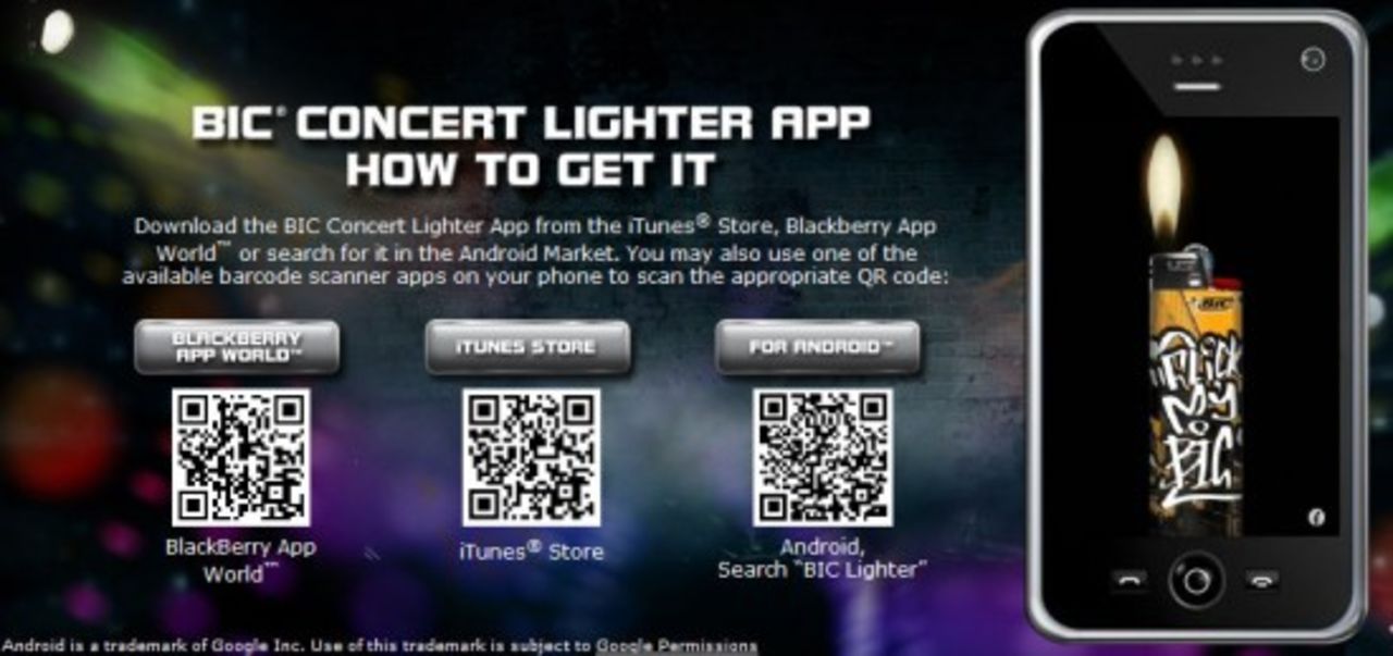 Cigarettändar-app till Android
