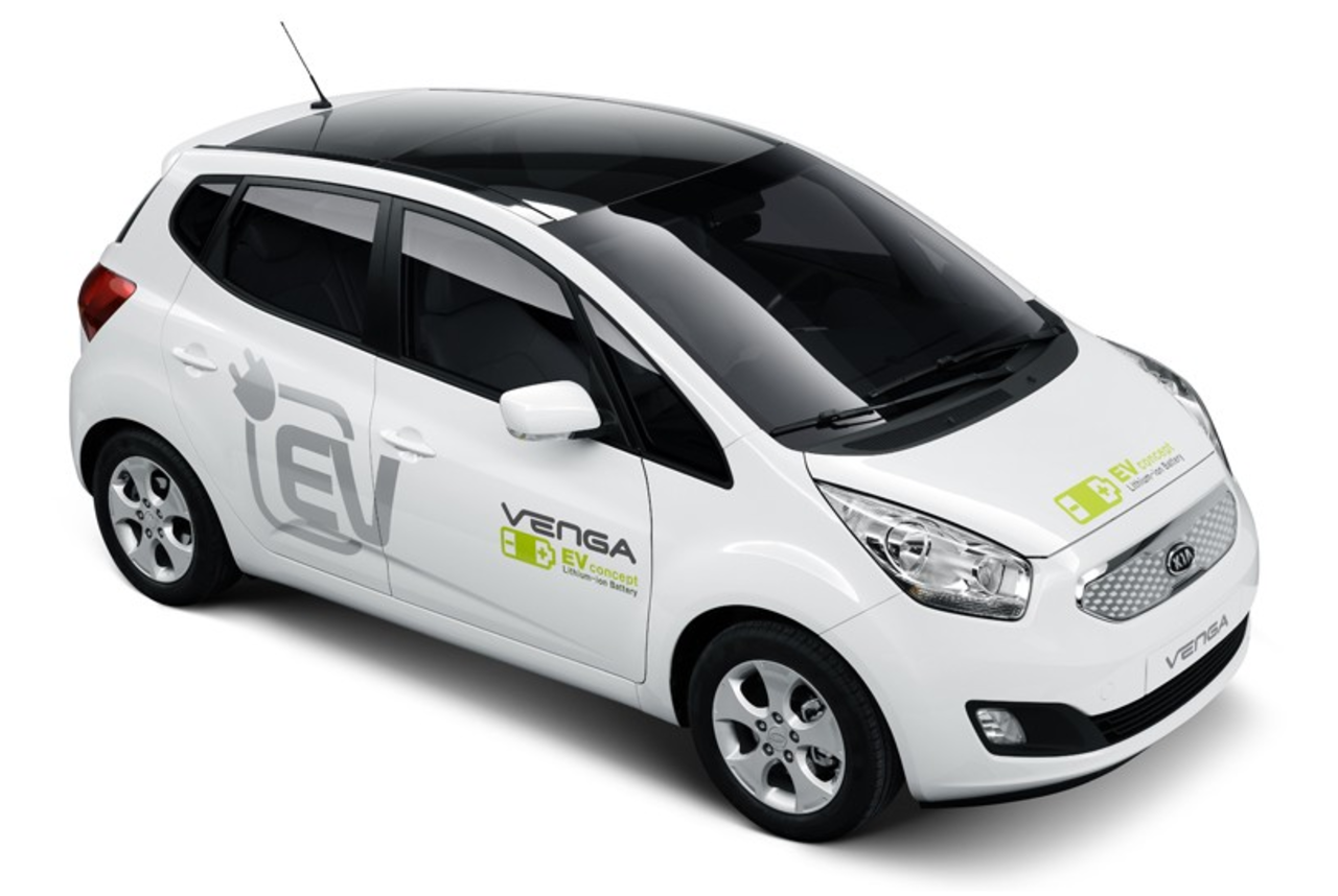 Kia visar Venga som elbil i Genève