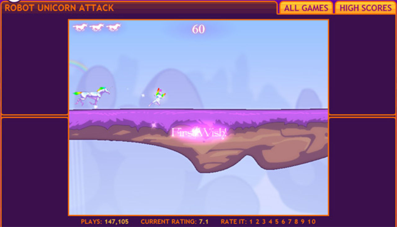 Spela Robot Unicorn Attack