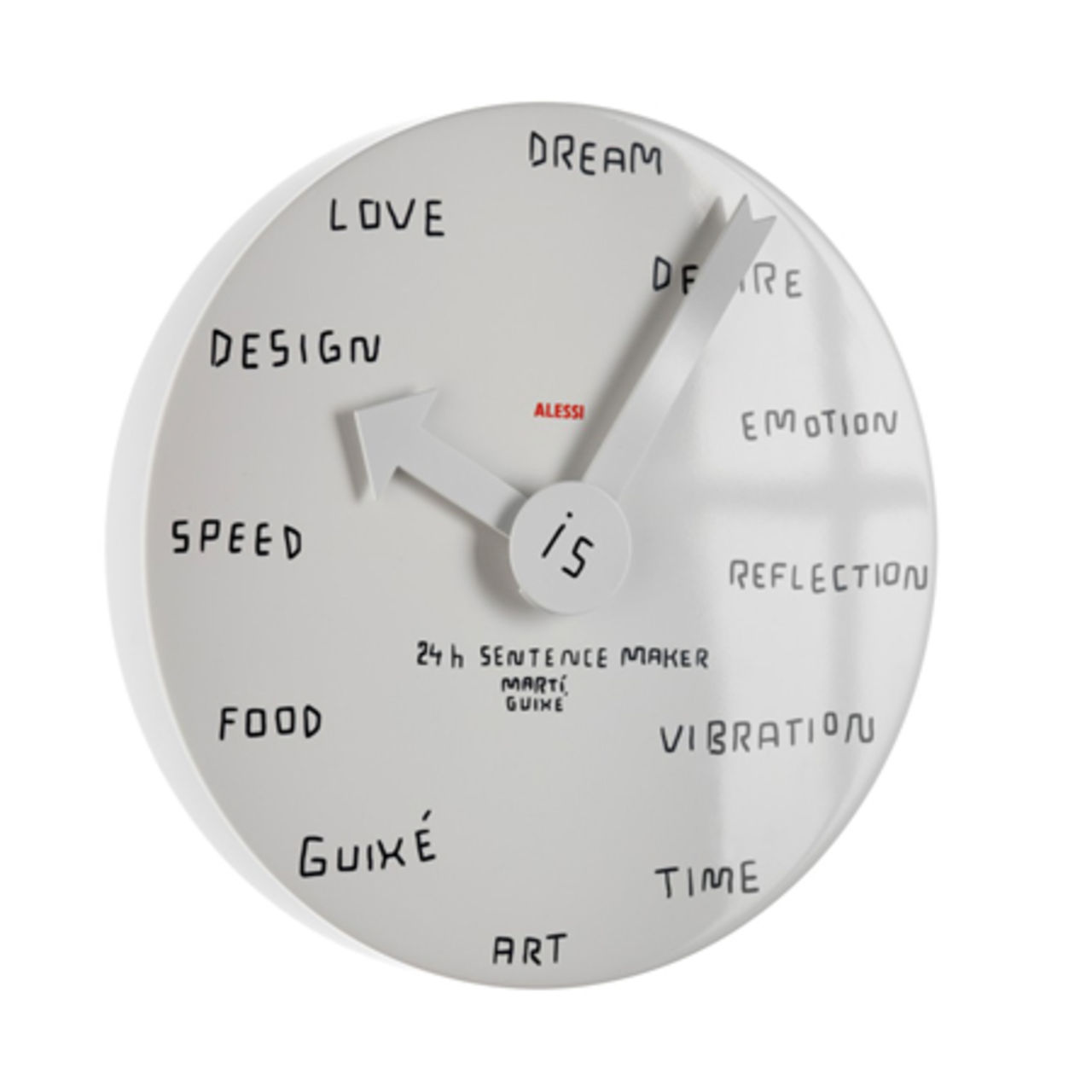 Väggklocka att rita på 