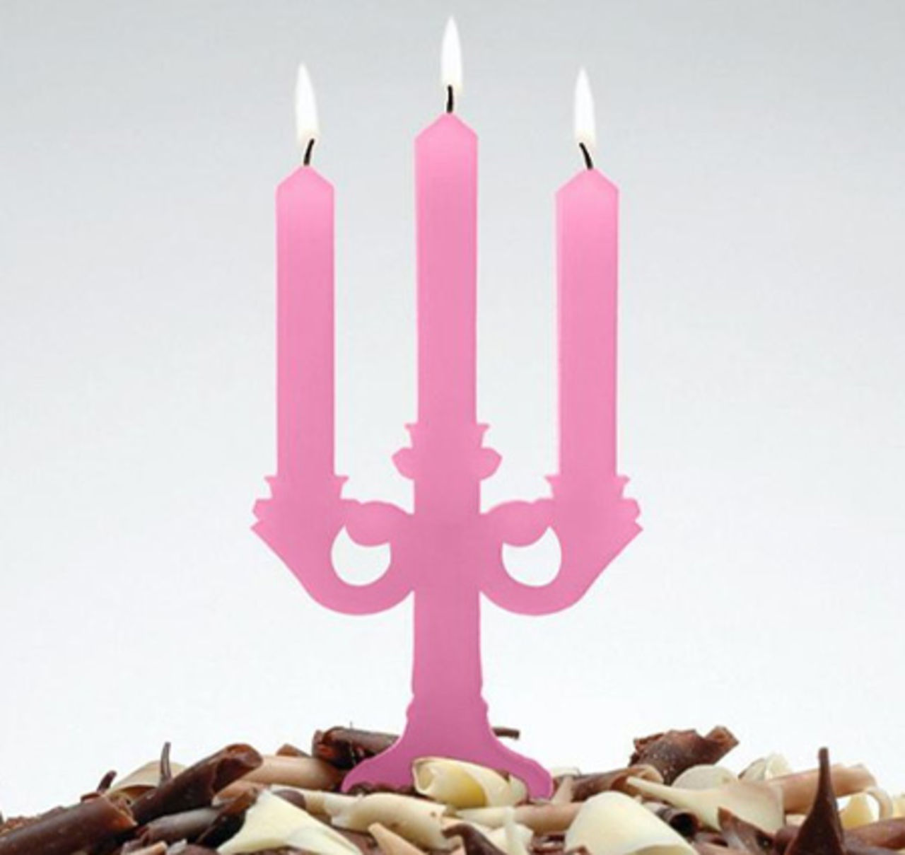 Inga vanliga ljus till tårtan