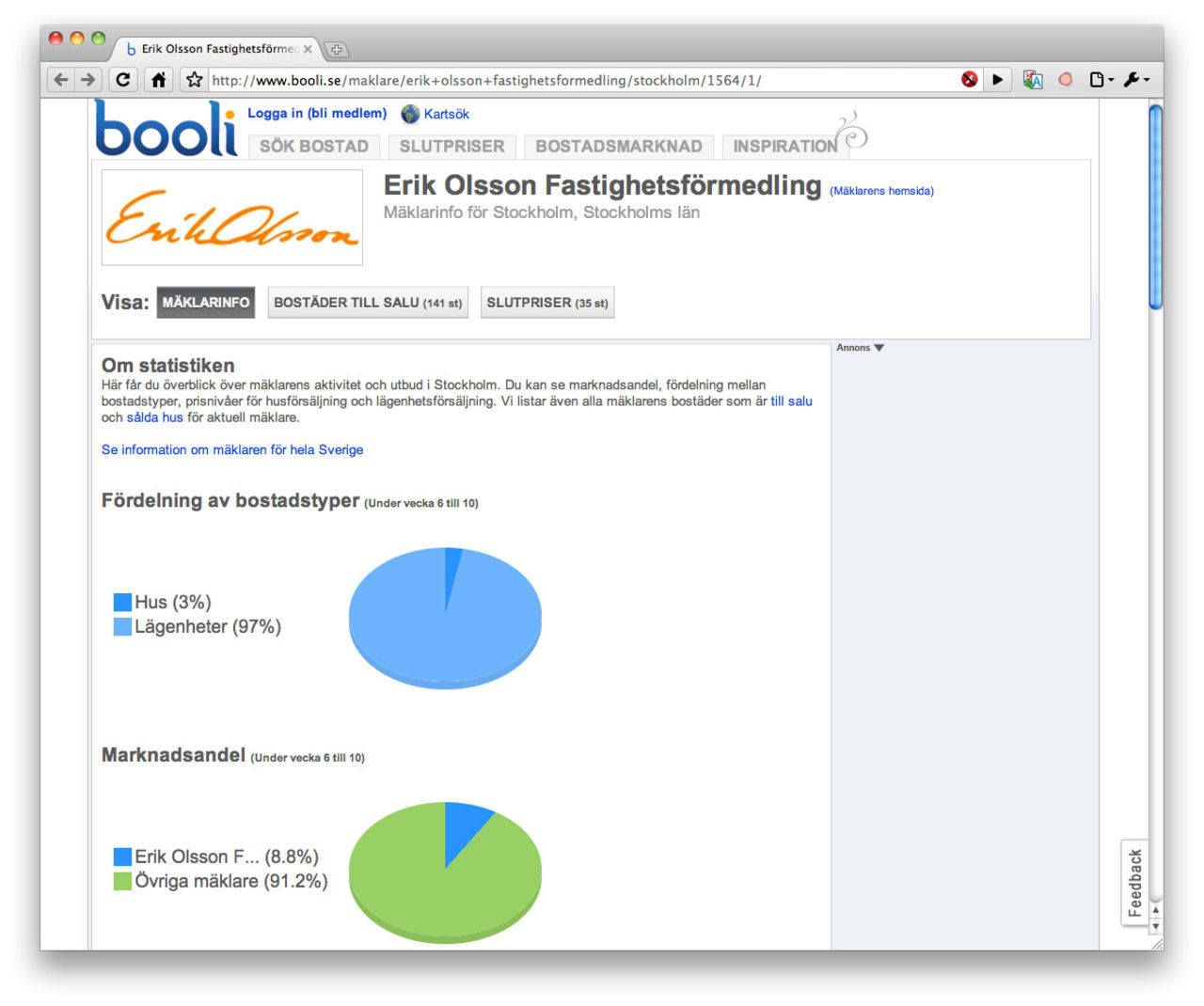 Booli gör mäklarguide