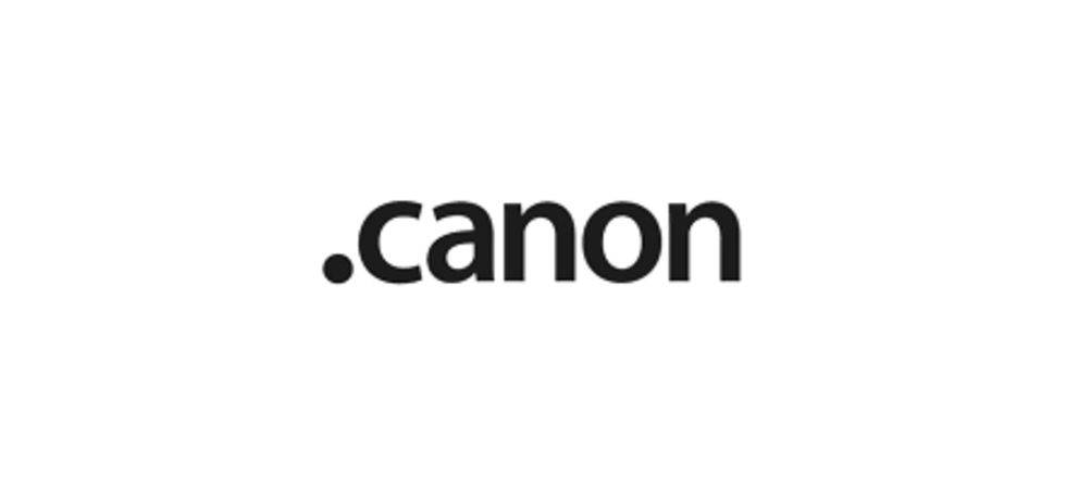 Canon vill äga .canon-domänen