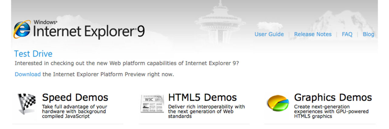 Microsoft visar upp Internet Explorer 9