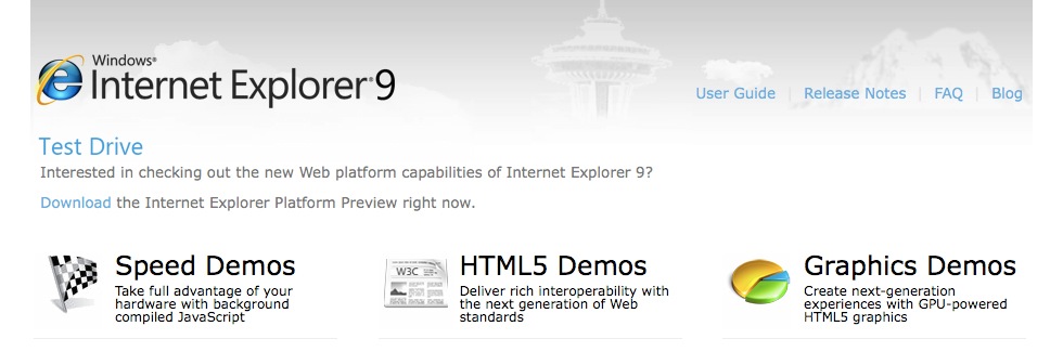 Microsoft visar upp Internet Explorer 9