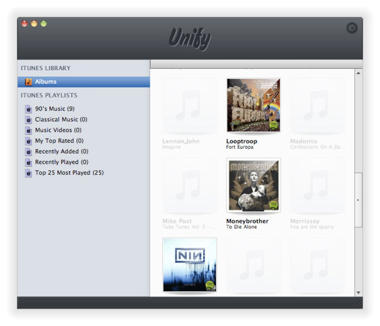 Unify fixar in dina iTunes-låtar i Spotify