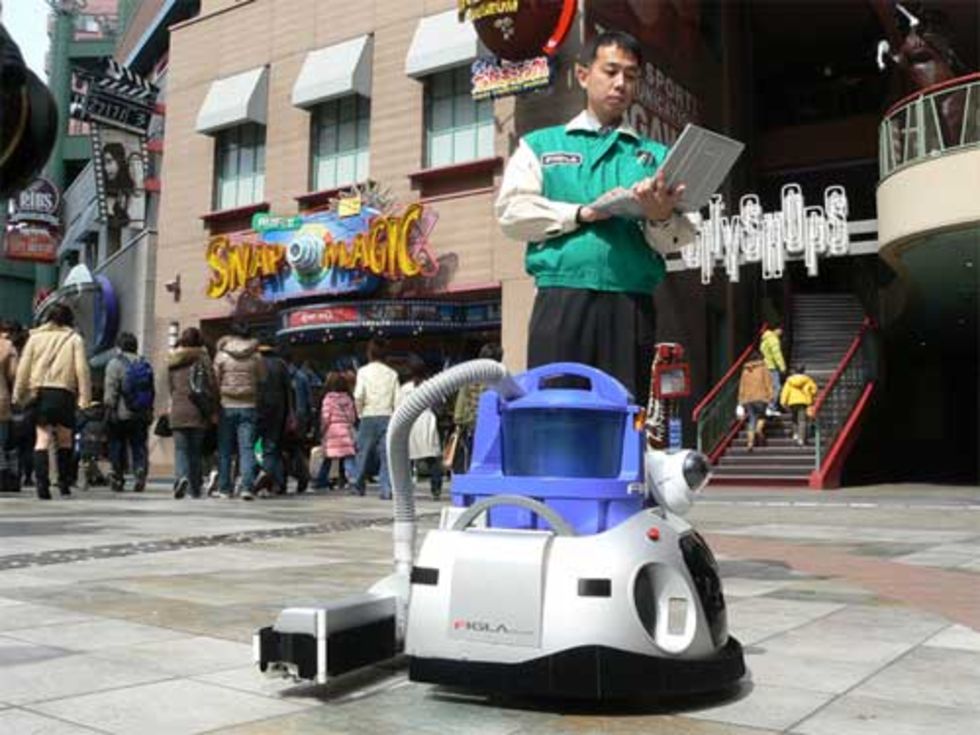 En lite coolare städrobot