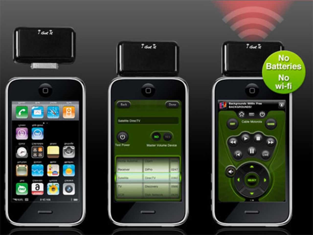 Ytterligare fjärrkontrollslösning till iPhone