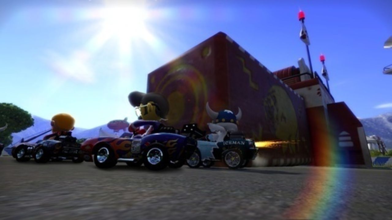 ModNation racers stödjer 4p splitscreen